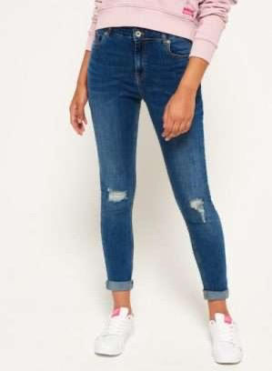 Superdry Sophia jeggings, blå