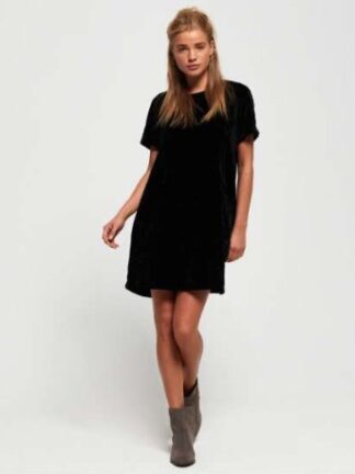 Superdry Leoni velvet kjole