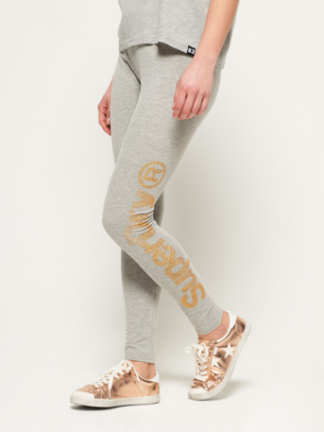 Superdry Sparkle leggings, grå